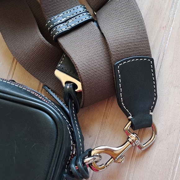 Dooney & Bourke Florentine Toscana Camera Bag Rich Dark Green Leather Crossbody - Picture 5 of 16